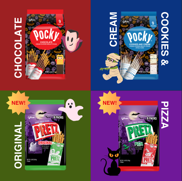 Pocky & Pretz Halloween Packs